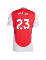 Arsenal Mikel Merino #23 Domácí Dres 2024-25 Krátký Rukáv